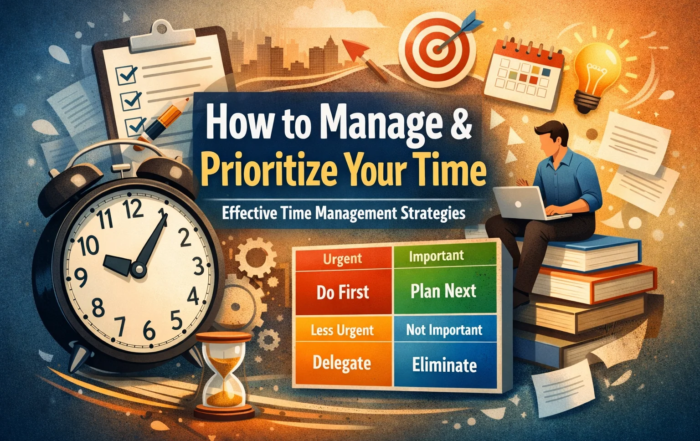 How to Manage and Prioritize Your Time